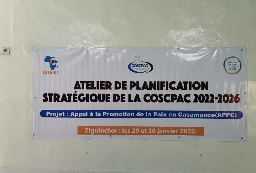 COSCPAC-Caldhis-AJWS: Atelier de planification stratégique 2022-2026