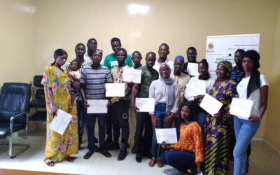 Formation en leadership des membres du Youth Advisory Group (YAG) de Eclosio : 15 jeunes renforcés par CALDHIS